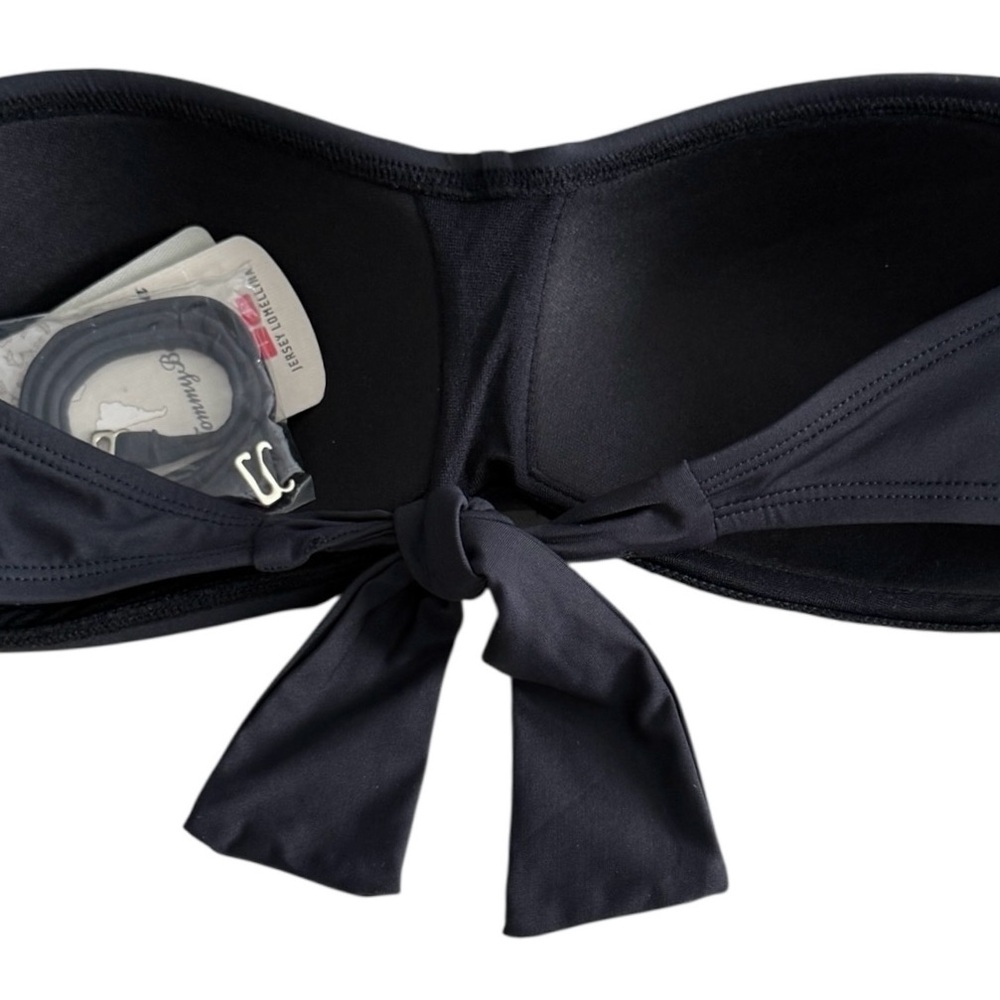 Tommy Bahama Pearl Twist-Front Bandeau Bikini Top - Picture 9 of 13